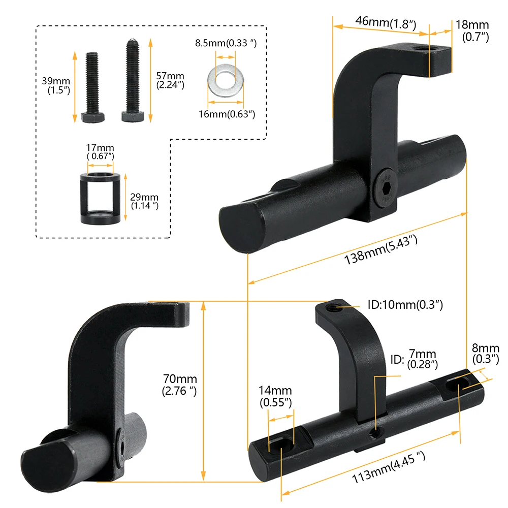 Outil de retrait et d'installation de compresseur de ressort de soupape en aluminium, moteur CumSERVICES, Dodge Ram 2500, 3500, 5,7 L, 6,1 L, 6,2 L, 6,4 L