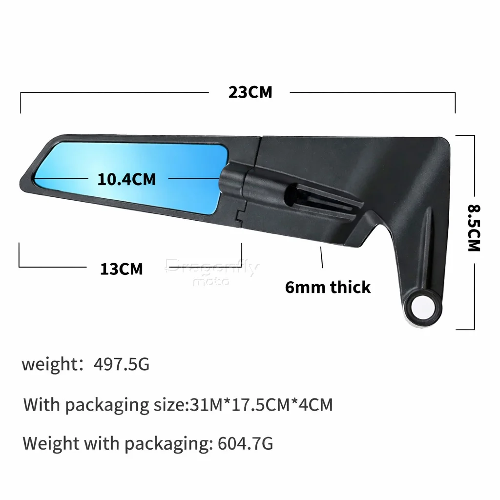 Motorcycle Rearview Mirrors for KTM Duke 125 200 250 390 690 790 890 Super Duke 990 1290 1390 Wind Wing Stealth Side View Mirror view 2
