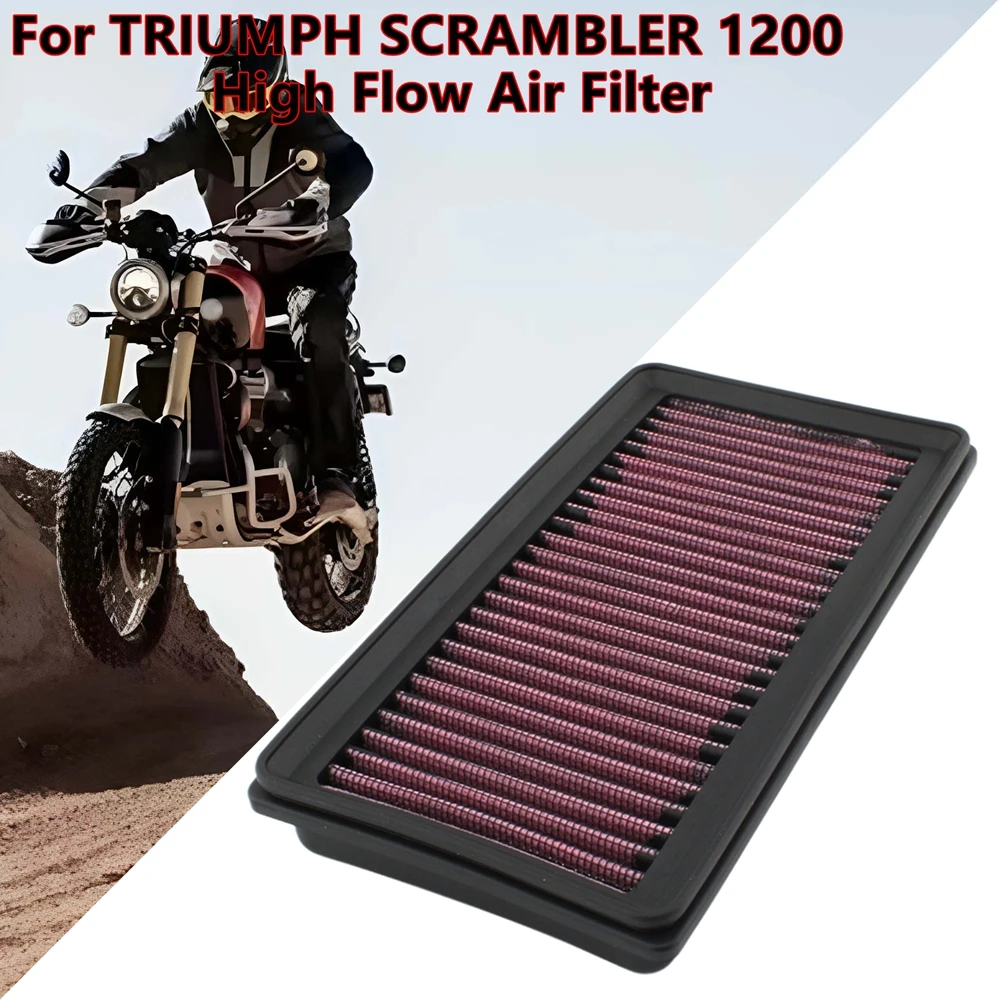 TB-1219 For TRIUMPH SCRAMBLER 1200 1200X 1200XC 1200XE Replacement Part Washable High Flow Air Filter