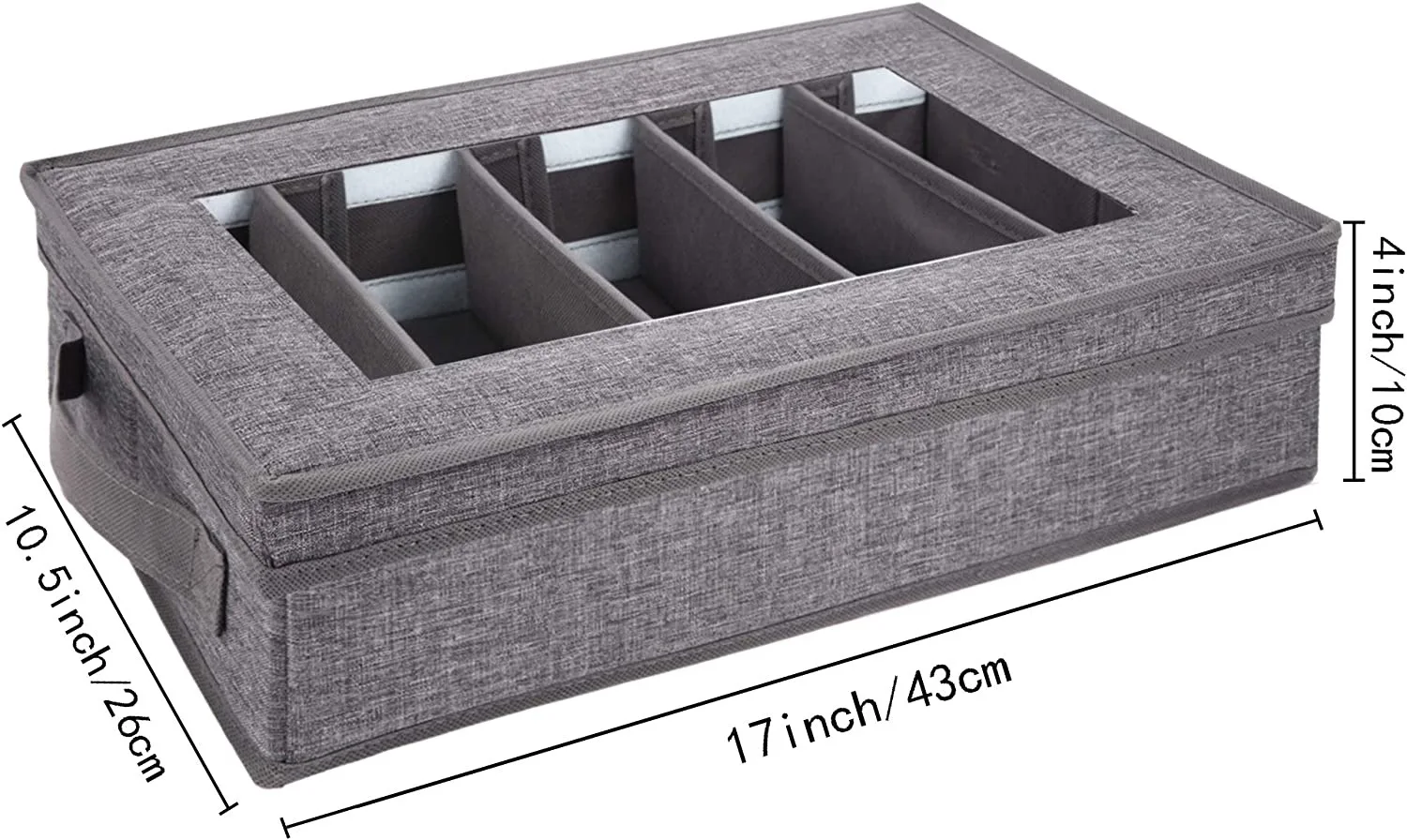 

Flat tableware storage box, detachable lid, tableware holder, knife, fork, spoon, chopsticks storage basket
