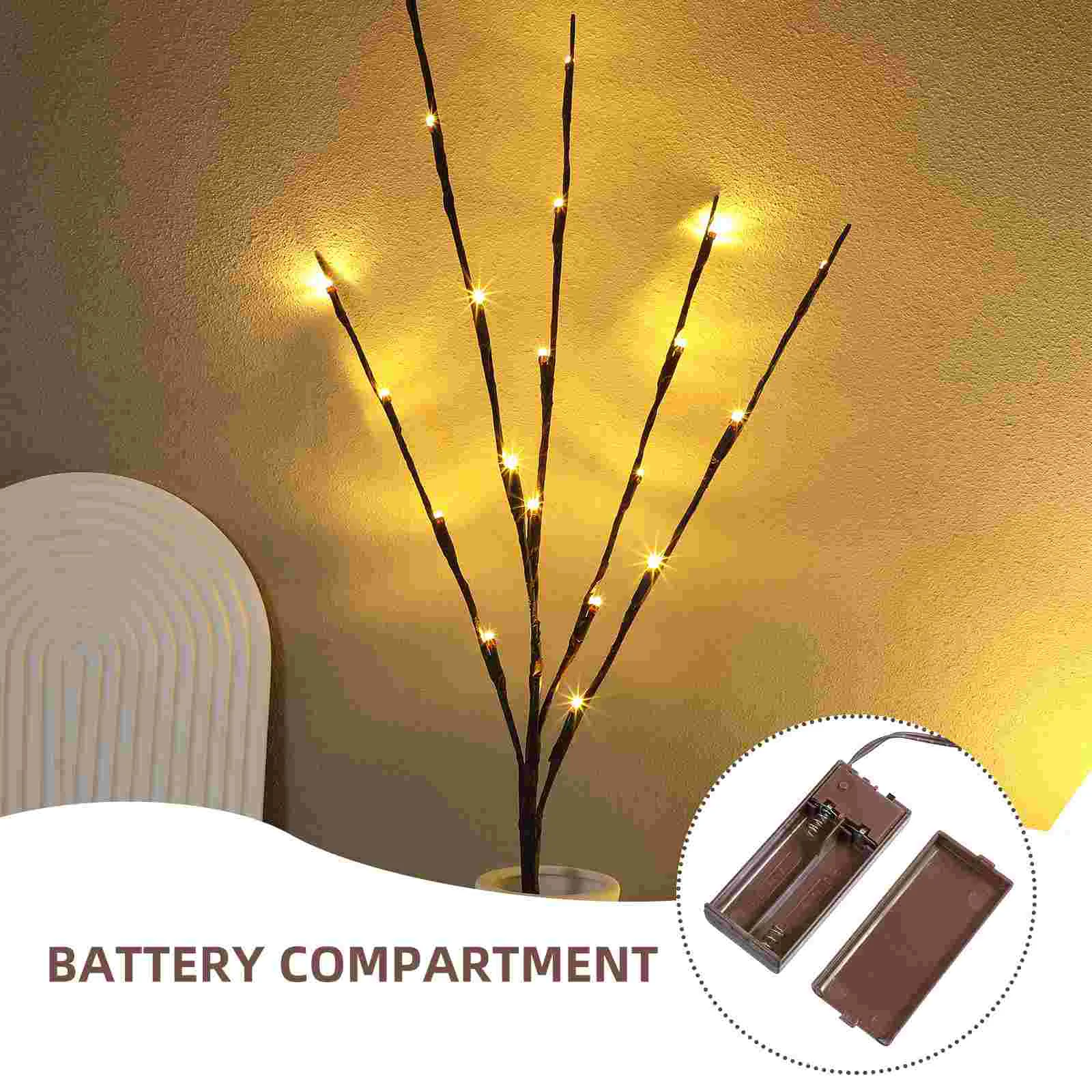 Pre Chandelier Motion Sensor Light Bulb LED Branch Lamp Outdoorbranch Plastic Tree