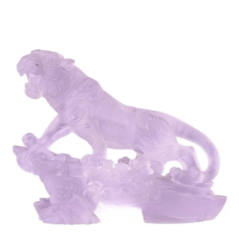 

Glazed tiger home decoration, hotel decoration supplies, tiger characteristic handicrafts