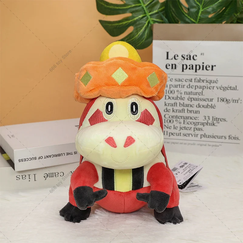 

New Anime Pokemon Plush Crocalor Plush Animal Stuffed Toy Cartoon Peluche Dolls Christmas Gift Soft Stuffed Pocket Monster Toys