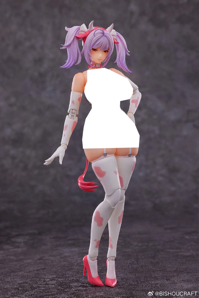 New In Stock Original BISHOUCRAFT 001B NAINAI COW GIRL Movability Model Toys 1/12 Action Anime Figure Doll Beautiful Girl