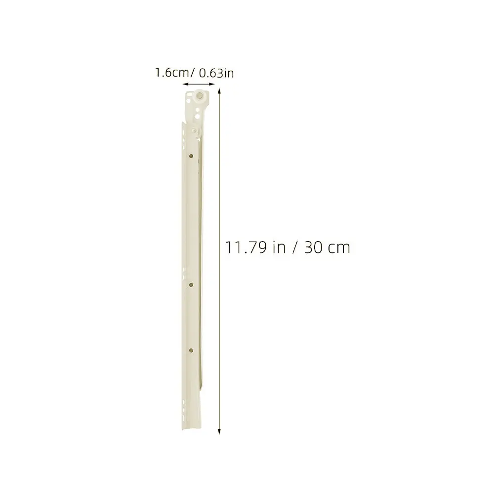 2Pcs Two-Section Slide Rail Heavy Duty Drawer Slides Smooth Operation Cabinet Replacement Rails Household Drawer Sliding Rails