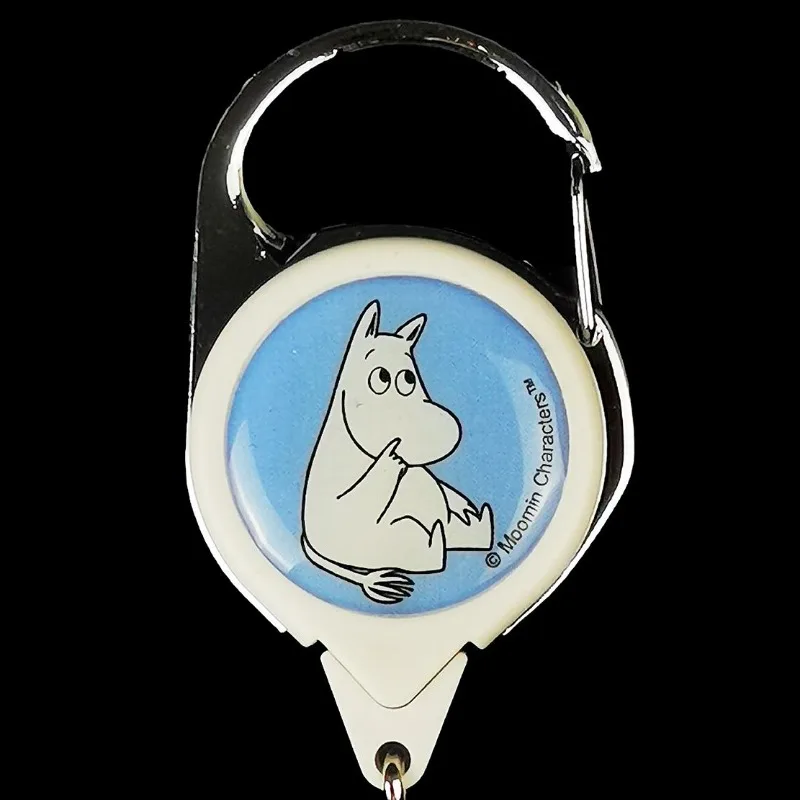 Moomin Retractable Key Ring Stretchable Hook Key Cute Cartoon Design Anti-lost & Portable Key Decorative Supplies view 2