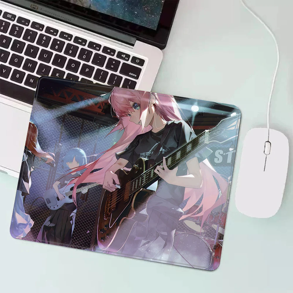 B_bocchi T_the R_rock Gaming Mouse Pad XS Small Mousepad For PC Gamer Desktop Decoration Office Mouse Mat Deskmat Rug