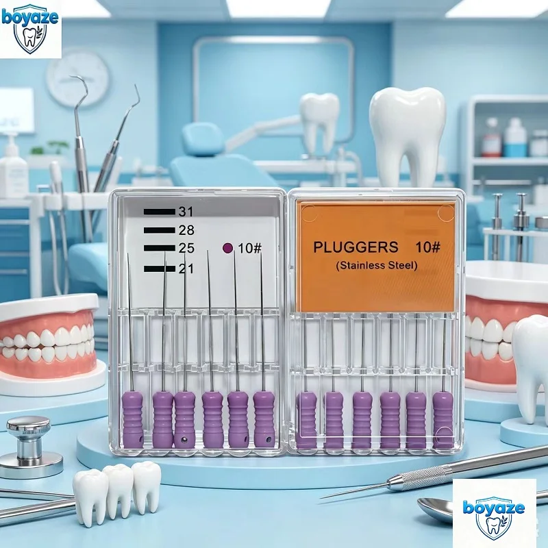 

10Box Dental Pluggers Files dental dentistry dental instruments Endodontic files Endodontics Dentistry 15-40#