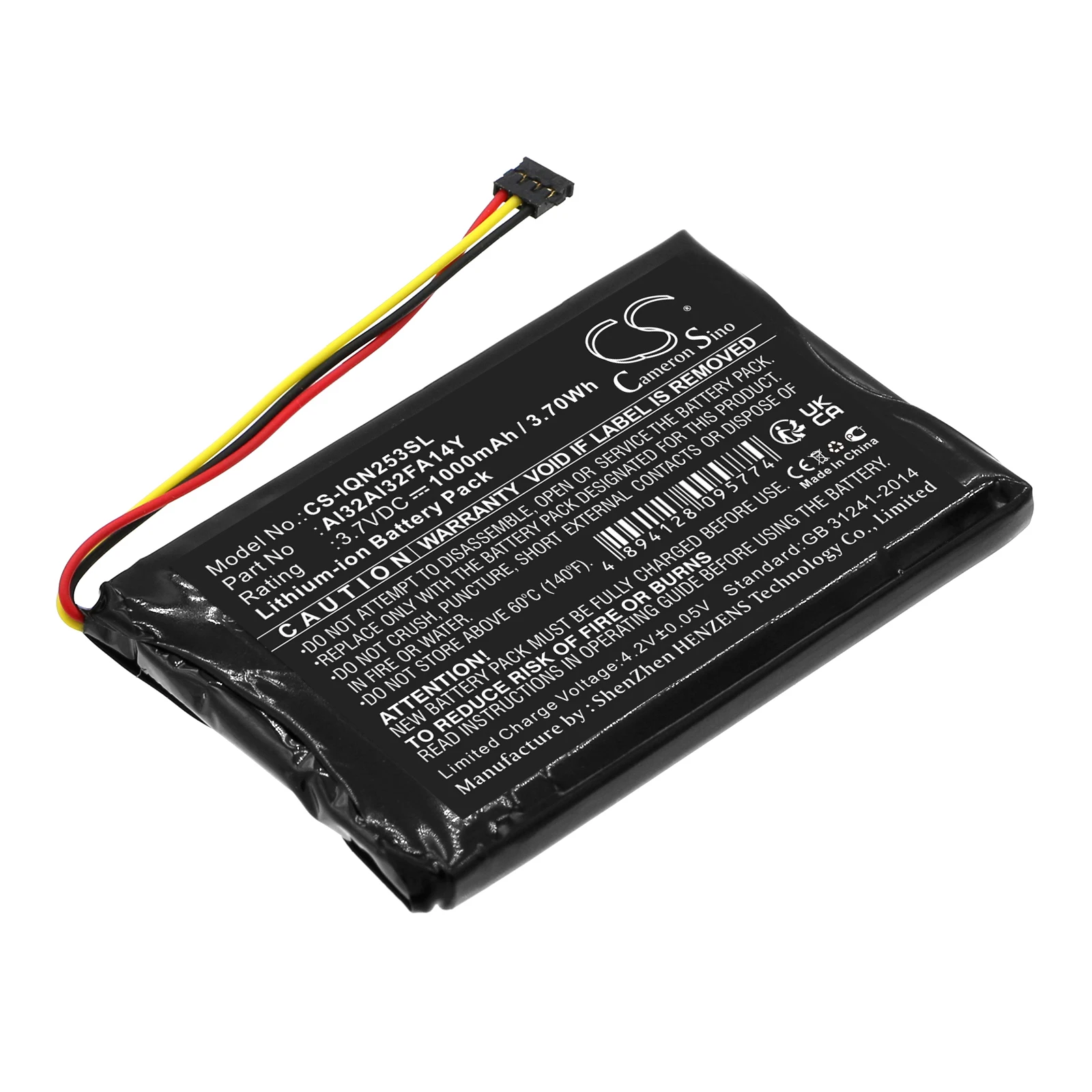 

Cameron Sino 1000mAh Battery for Garmin Nuvi 2539LM, 2539LMT 5-inch,2559LM, 2559LMT 5-inch, 2589LMT, 2589LMT 5-inch, 2597LMT