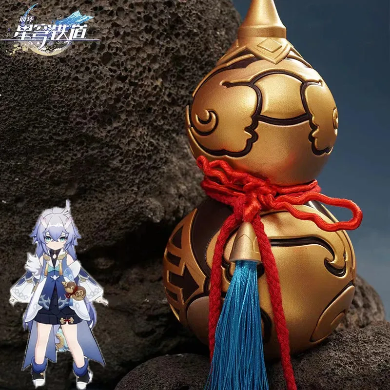 25COSGame Honkai ستار السكك الحديدية Bailu تأثيري الدعامة القرع تأثيري ستار السكك الحديدية Bailu أزياء الهالوين الدعائم