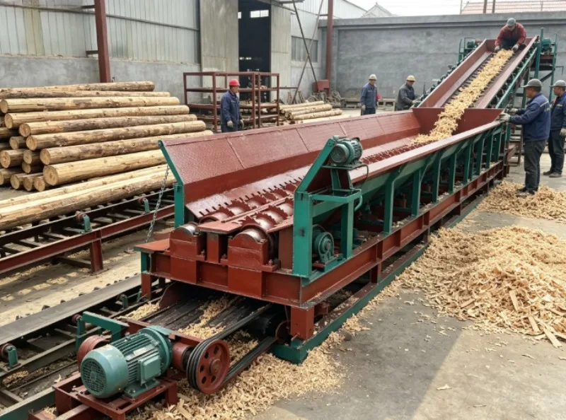 Cost-Effective Double Roller Slot Wood Debarker, Professional Pine Tree Log Bark Peeling Machine For Timber Processing