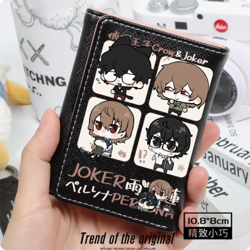 Anime PERSONA Amamiya Ren  Wallet Women's Fold Bag Multi Card Large Capacity Fashion Wallet Gift