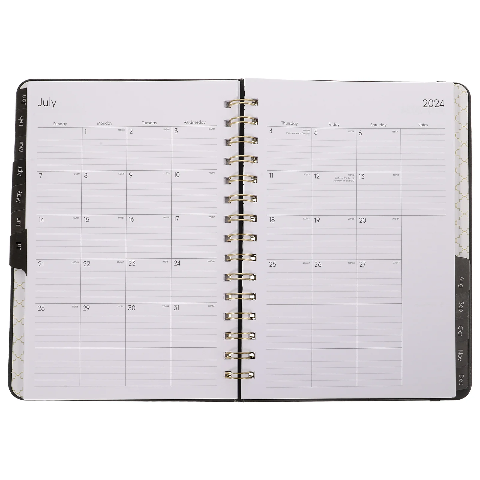 

Weekly Planner Spiral Academic Calendars Organizer 2024 Note Pads Office Supplies Book Multifunction Writing Schedule