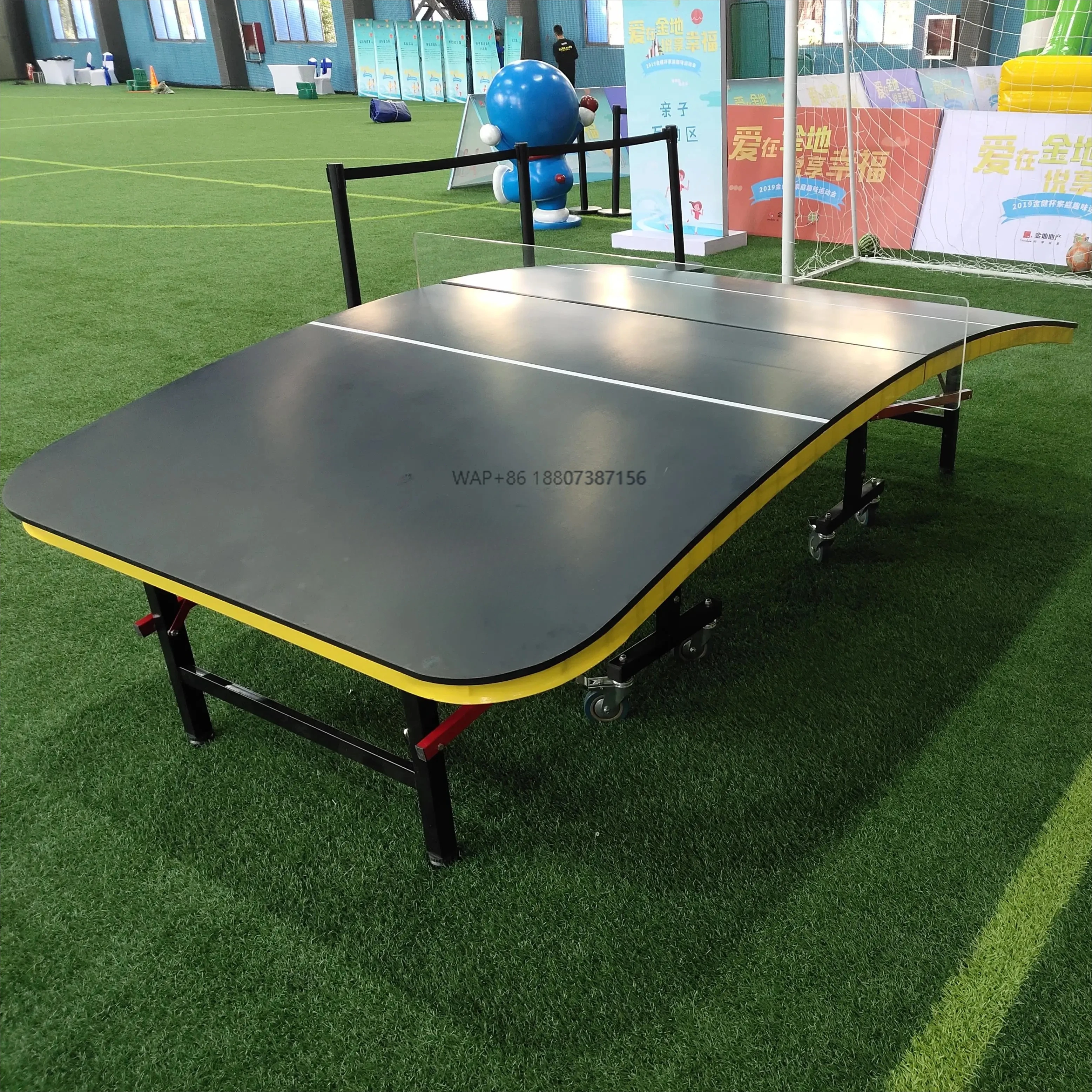 

Direct Deal Foldable Football Table Tennis Table Waterproof and Mobile for Training Supplies