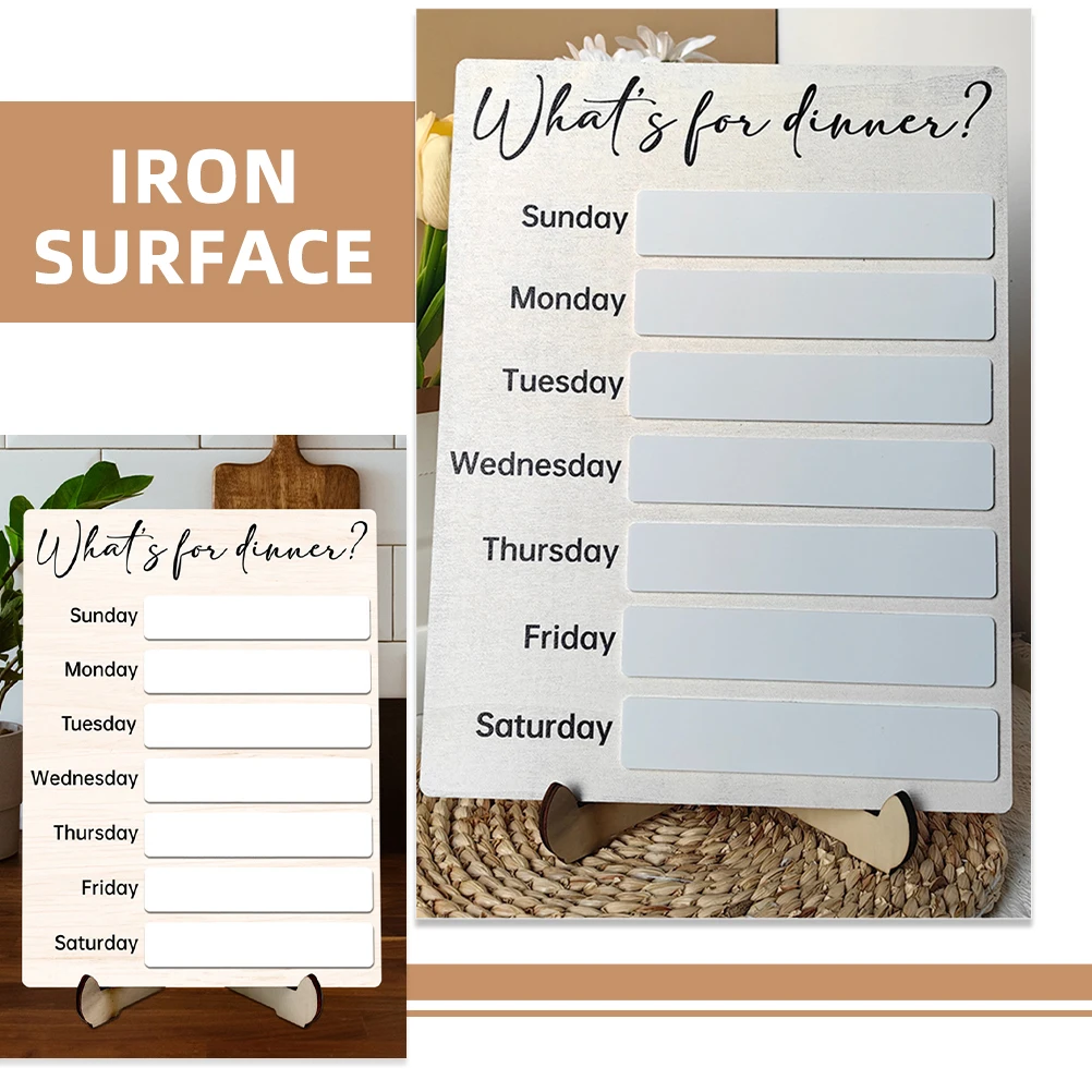 

Magnetic Menu Dry Erase Weekly Planner Fridge Magnetic Meal Board Sheet Kitchen Home Supplies Refrigerator Meal Sheet