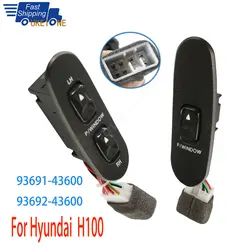 For Hyundai H100 Bus Kasten 1996-2001 Front Left Right Power Window Lifter Switch Button Car Accessories 93691-43600 93692-43600