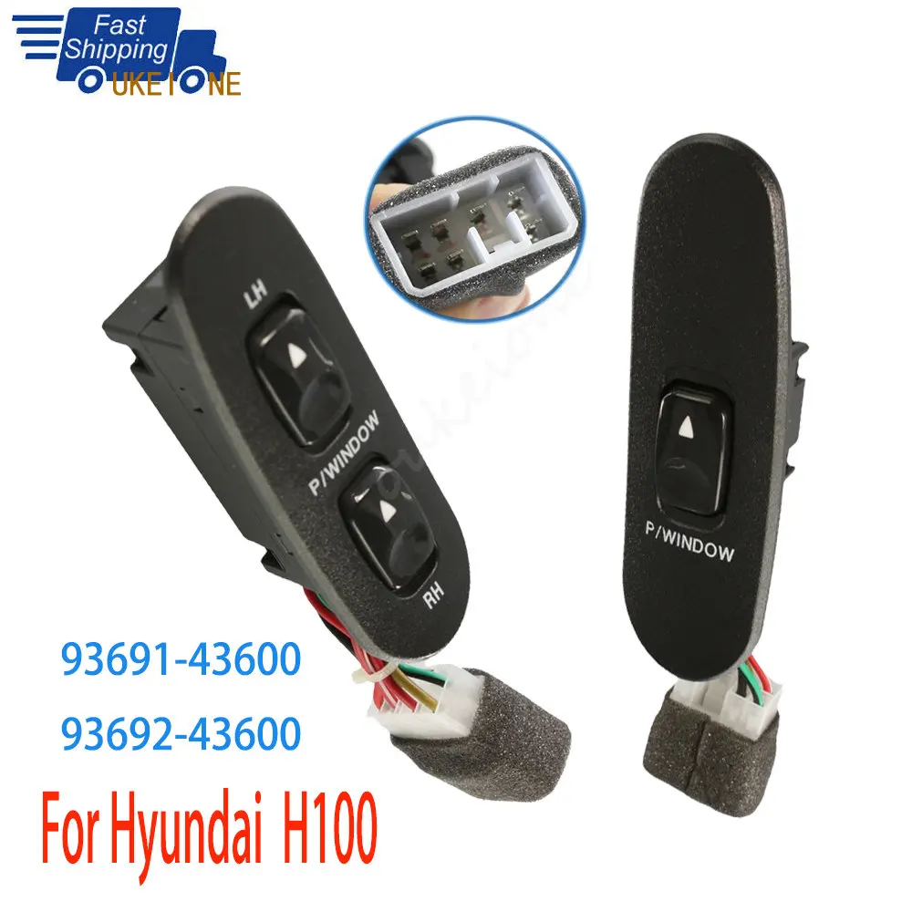 Do Hyundai H100 Bus Kasten 1996-2001 Przedni lewy prawy podnośnik szyby Przycisk Akcesoria samochodowe 93691-43600 93692-43600
