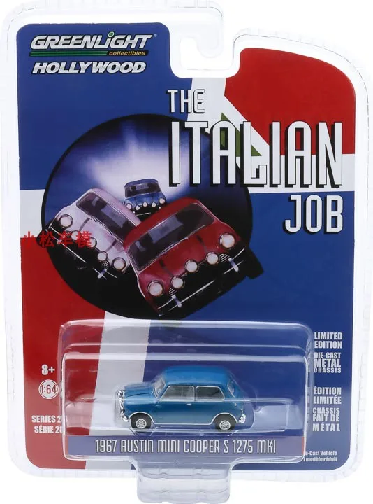 Greenlight 1:64 1967 Austin Mini Cooper Alloy car model high detail children's collector's gift decoration ornament gift