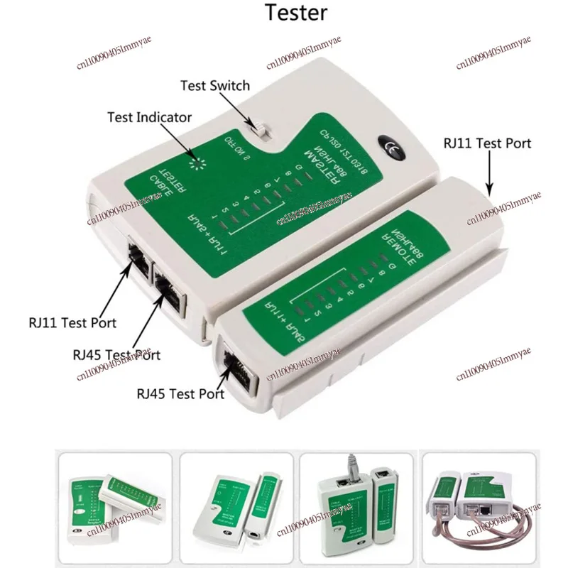 Network maintenance tool set Mesh clamp wire stripping knife tester