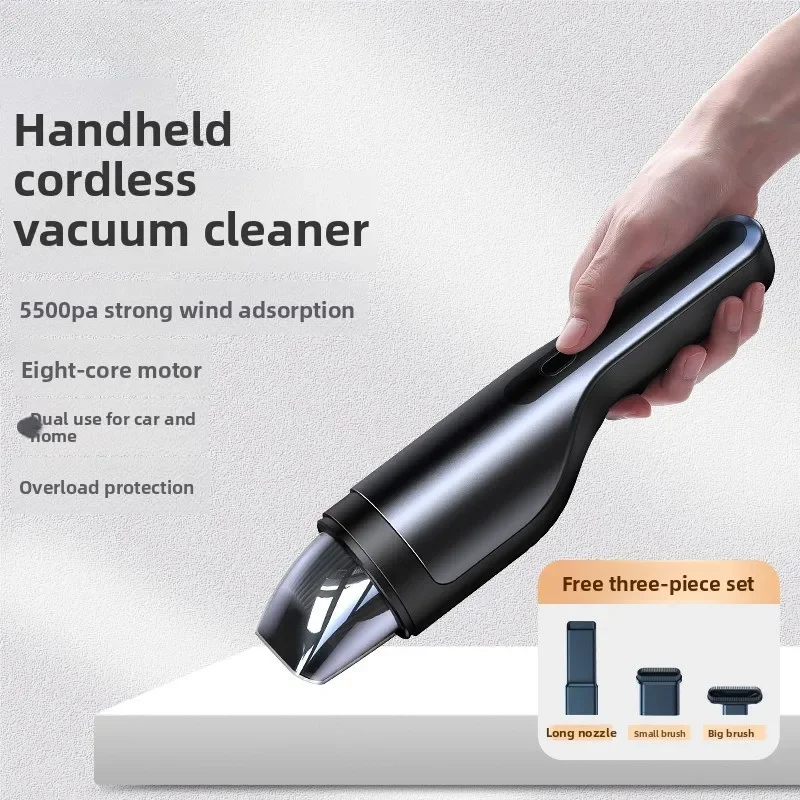 Wireless Car Vacuum Cleaner, Dual Use for Car & Home, High Power Strong Suction, Portable Handheld Mini Vacuum