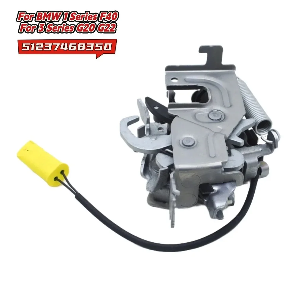 

Front Right Bonnet Lock Replacement for BMW 1 Series For F40 3 Series For G20 G22 OEM 51237468350 Metal Silver