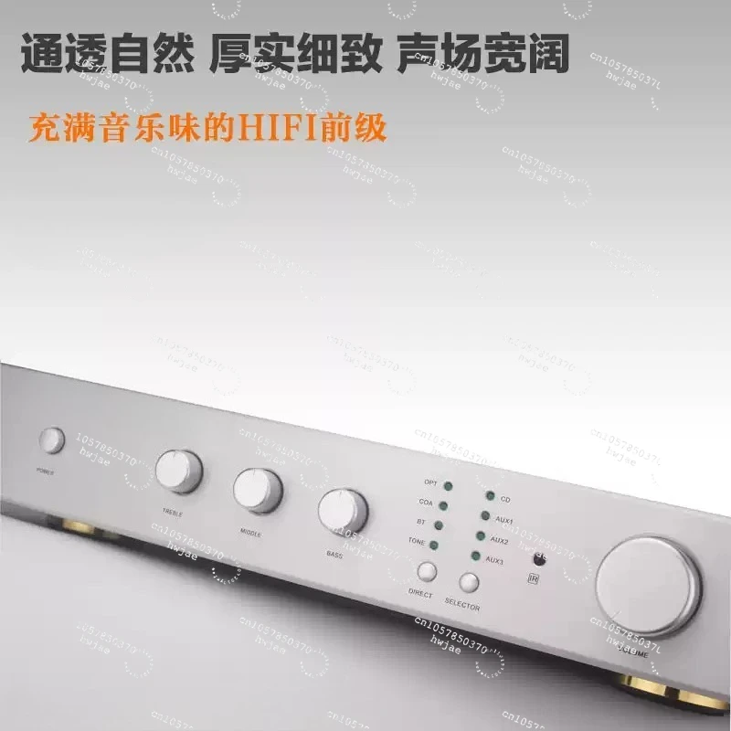 High Fidelity Audio Preamp with Remote Control,New Field Effect Audio Preamplifier, Built-in  Decoder, 5125 Bluetooth Module