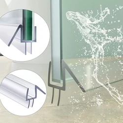 6/8/10/12mm  Transparent PVC Seal Gap Window Door Weatherstrip Bath Shower Screen Door Seal Strip