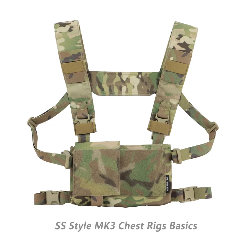 

SS Style MK3 Chest Rig Basics Tactcial Chest Hanging Combination Vest FCSK LV119 Matte 500D