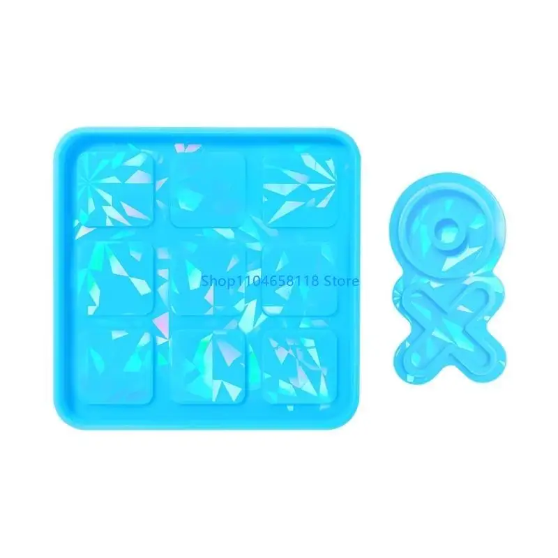 Unique Board Game Silicone Mold Family Gathering Game Resin Mold Board Game Resin Mould Home Use