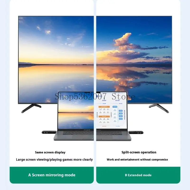 Беспроводная передатчик HDMIS 1080p Потоковое устройство для телевизионного монитора ПК Ноутбук 40JB