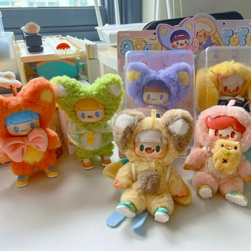 

Adou V2 Colorful Life Series слепая коробка плюшевая кукла Mystery Box виниловая пушистая аниме-фигурка сумка брелок кулон игрушки подарок-сюрприз