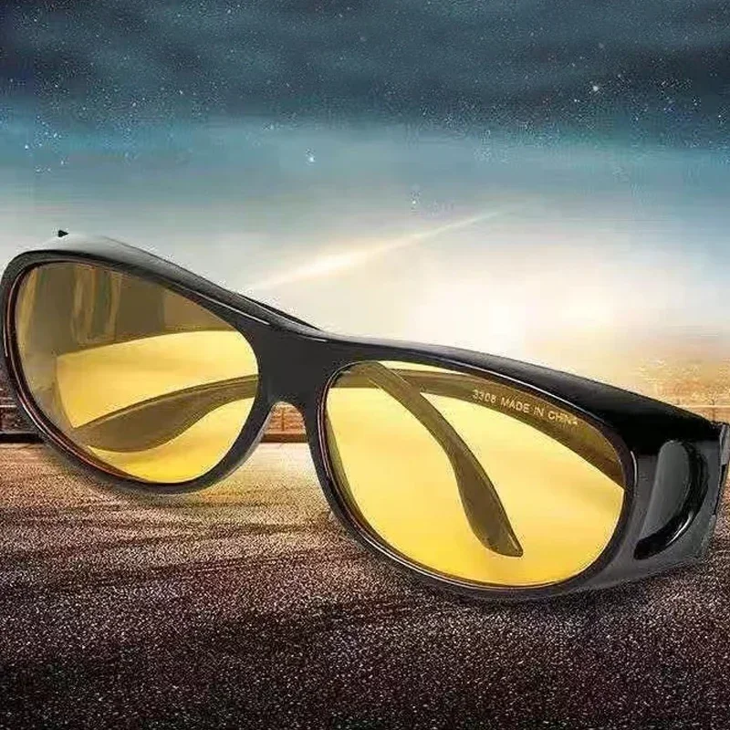 Night Vision Sunglasses Car Night Driving Glasses Driver Goggles Unisex Sun Glasses UV Protection Sunglasses Eyewear Gift