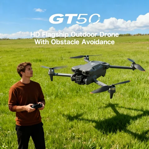 Meilleures ventes GT50 Drone 4.3 pouces écran télécommande 8K EIS 183g léger débutant pliable GPS quadrirotor pour adultes voyage