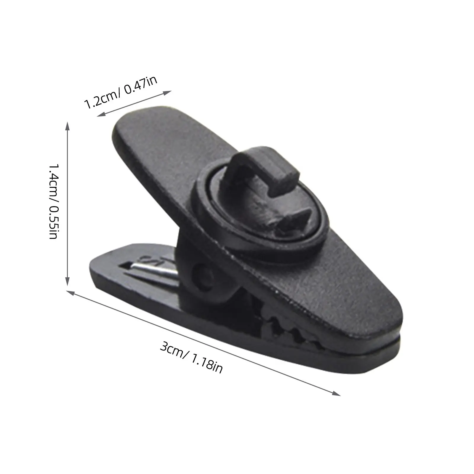 5Pcs Headphone Line Clamps Rotating Flexible Design Heavy Duty Headset Cable Organizer Fits Any Surface Bendable Tip Fast Setup