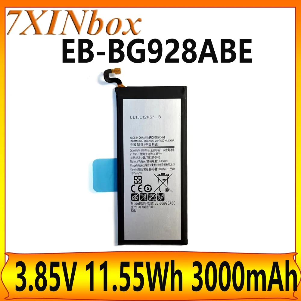 

7XINbox New EB-BG928ABE EB-BG928ABE 3000mAh Battery For Samsung S6 Edge Plus SM-G928 G928V G928P G928A G928F G928G G928T G928I