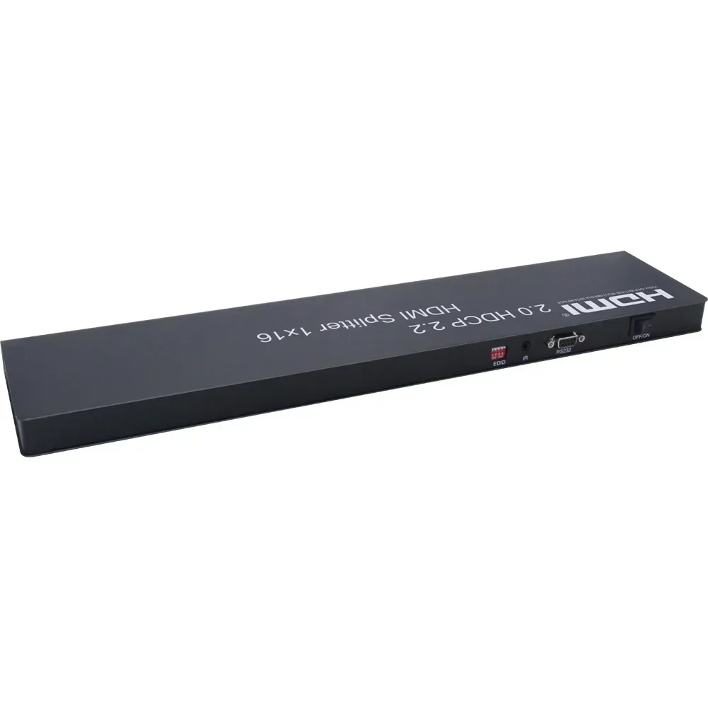 

HDMI-разветвитель/распределитель 4K 60 Гц HDMI 2.0 1x16 с поддержкой 1x16, 1x10, 1x8, видеоконвертер 1080P для подключения 1 устройства к 6, 8, 10, 12, 16 телевизорам/мониторам
