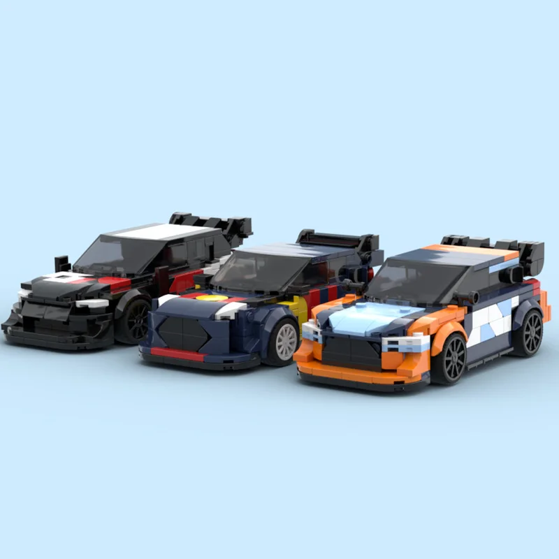 912ピース スーパーカー WRCラリーカー バンドル MOC カスタマイズ モジュール式 組み立てブロック 人気 ブロック キッズデザイン DIY クリスマス おもちゃ ギフト