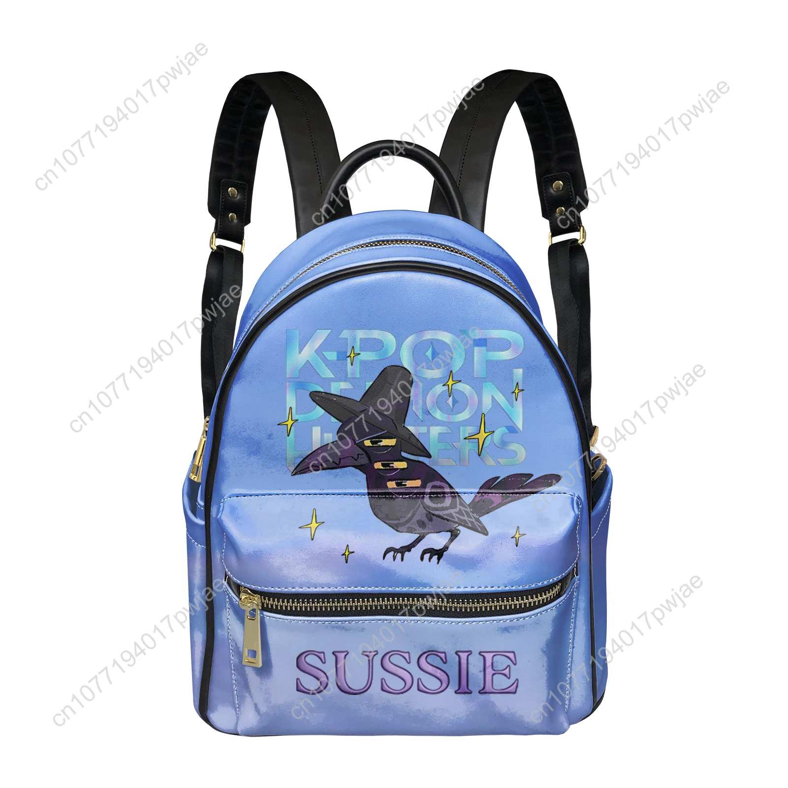 

KPop Demon Hunters Sussie Backpack Womens Men Personalized Double Shoulder Bag Business Travel Bookbag Rucksack Gift Daypack