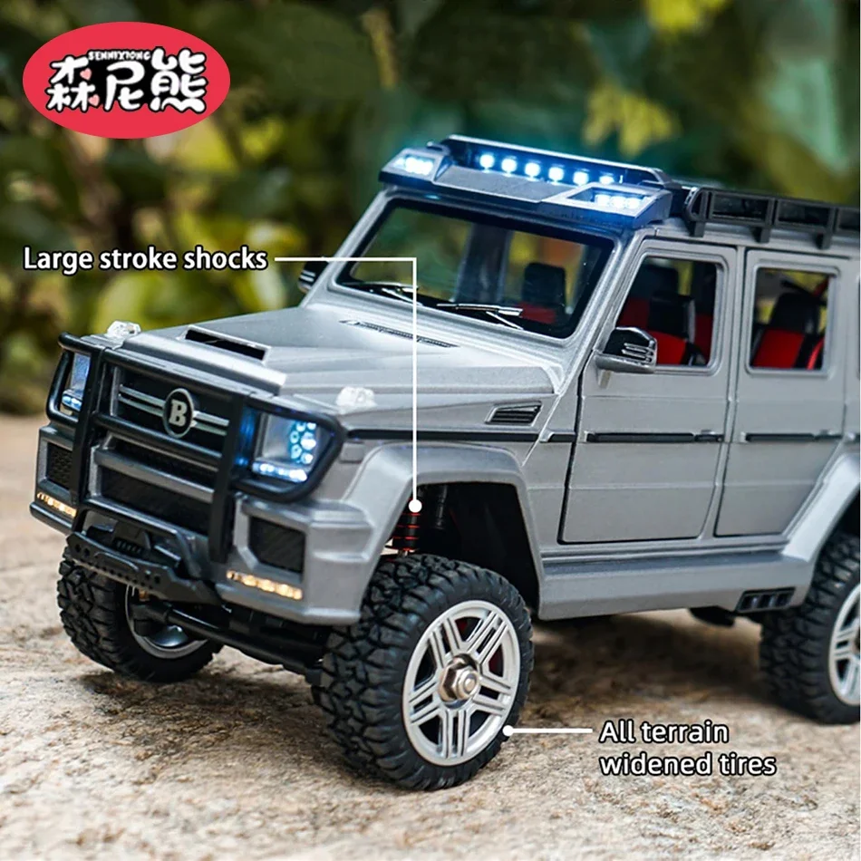 세닉시옹 1:24 4륜구동 RTR RC 합금 오프로드 자동차 전지형 차량 락 크롤러 등반 트럭 컬렉션 모델 장난감 (성인용)