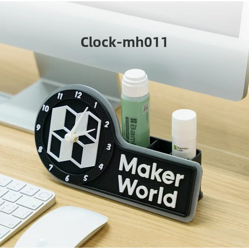 Original brand new clock MH011 is suitable for Bambu lab Maker Treasure House Creative 3D printed model components