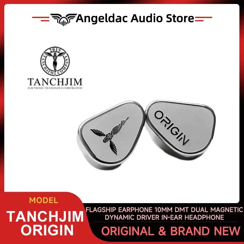 

Tanchjim ORIGIN Flagship Earphone 10mm DMT Dual Magnetic Dynamic Driver In-Ear Headphone with Detachable 0.78 2Pin 3.5mm Cable