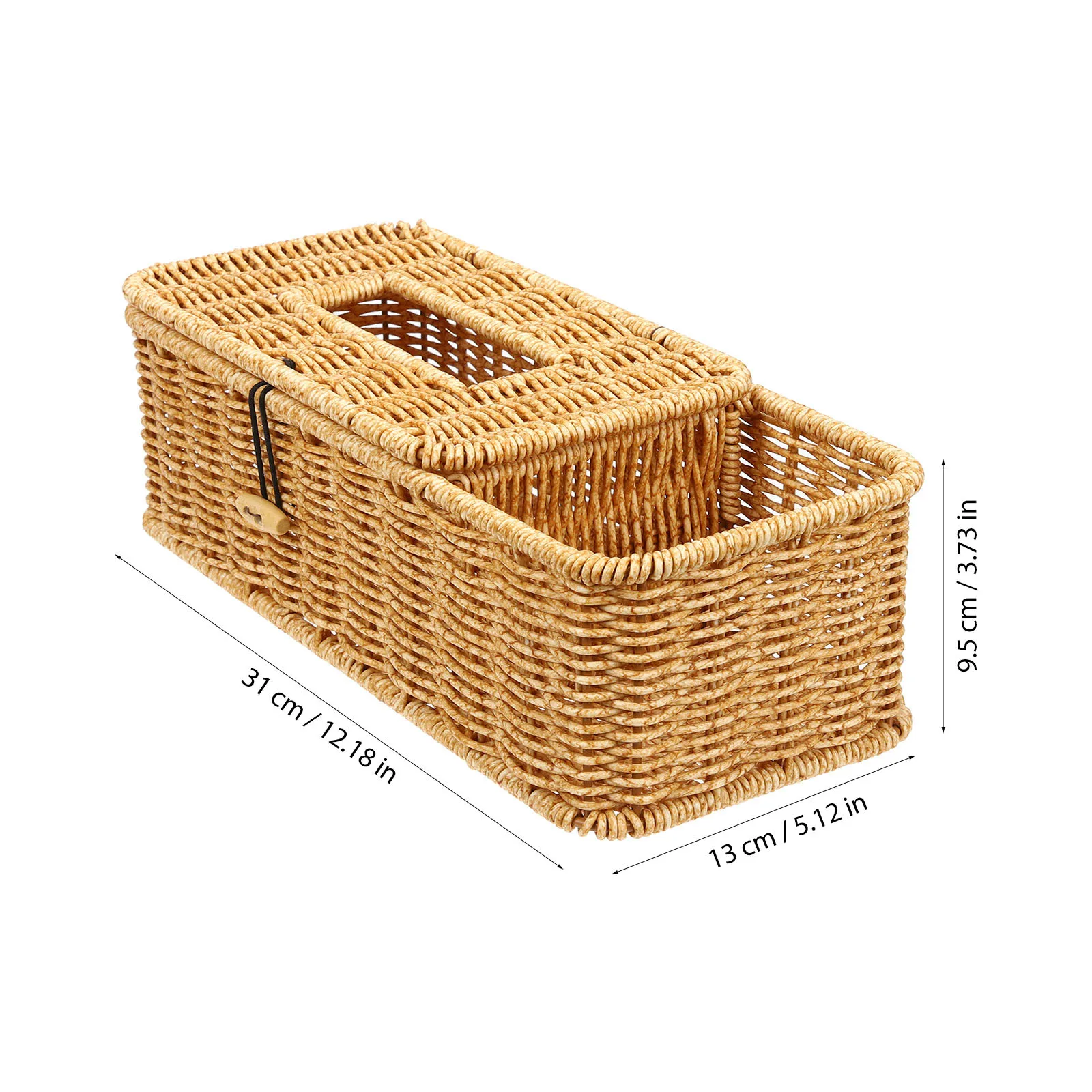 

Multifunctional Tissue Box Woven Tissue Holder For Home Bathroom Office Car Desktop Organizer Storage Container