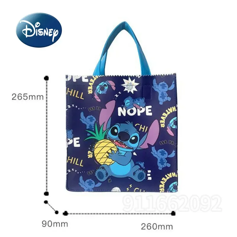 Disney New Women's Handbag Luxury Brand Original Fashion Women's Shoulder Bag Cartoon Cute Tote Bag High Quality Large Capacity