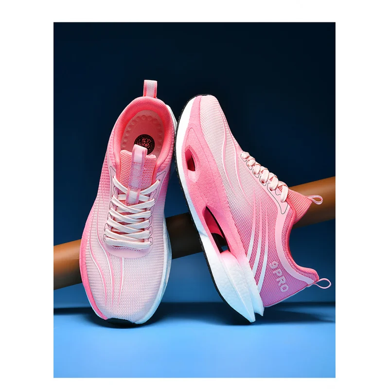 أحذية رياضية للرجال، أحذية جري خفيفة الوزن من ألواح الكربون، ممتصة للصدمات في الشتاء، مضادة للانزلاق، مقاومة للاهتراء، قابلة للتنفس #5