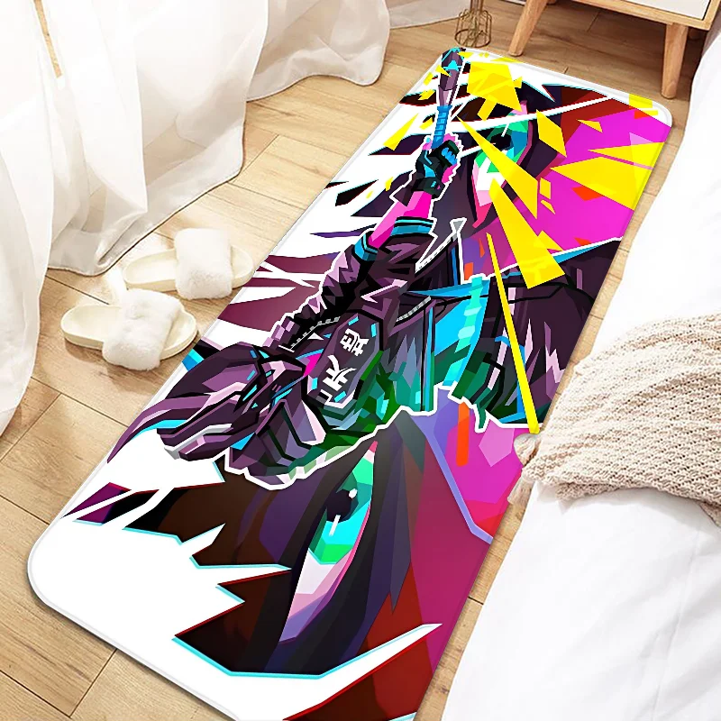 Game F-fortnite Door Mat Entrance Non-slip Doormat Washable Kitchen Carpet Living Room Hallway Rugs Bathroom Bath Door Mats