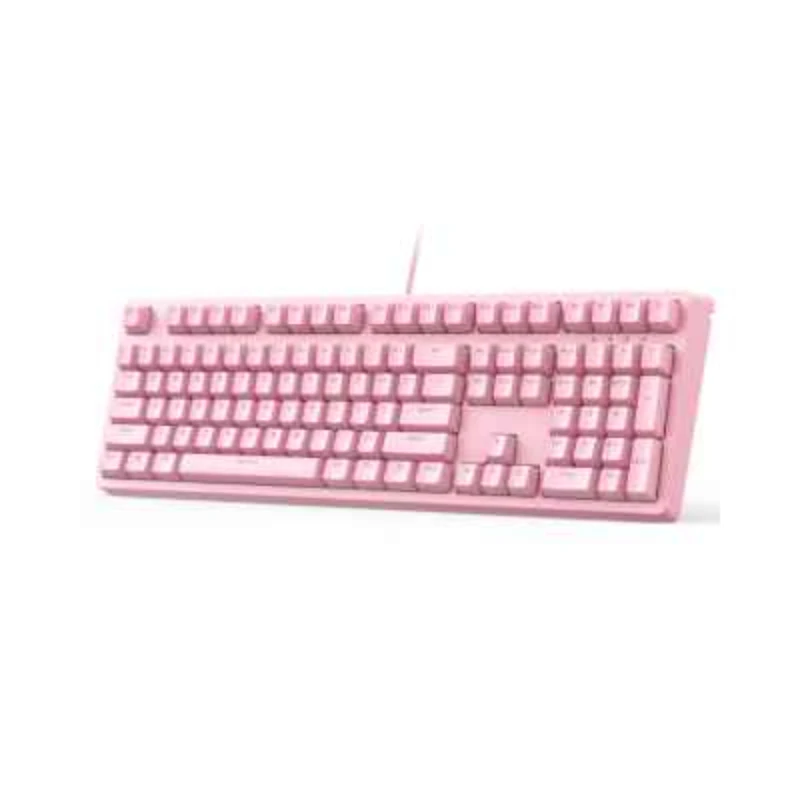 Pink Game Office Mechanical Keyboard Rgb Green Axis Magic Color Backlight