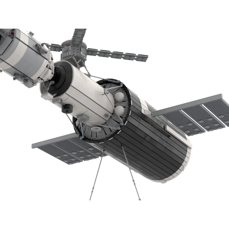 Space Movie Series MOC Skylab Ruimtestation Bouwstenen Ruimteraket Modelsets DIY Geavanceerde stenen verzamelaarsets Speelgoedgeschenken