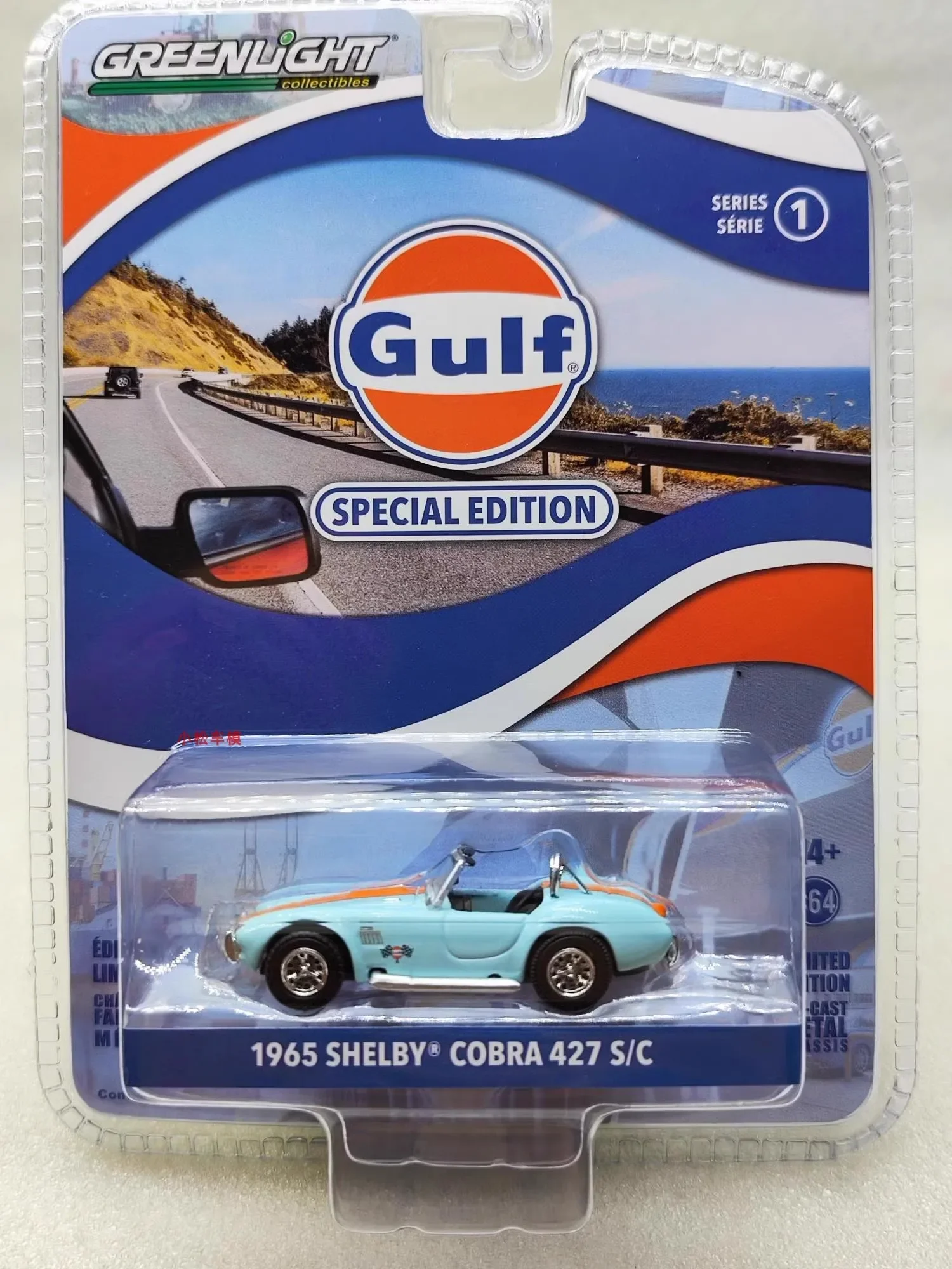 

1:64 1965 Shelby Cobra 427 S/C литые модели автомобилей из металлического сплава, игрушки для коллекции подарков