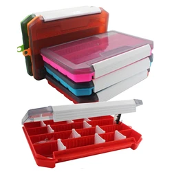 Colorful Single Layer Insert Bait Box Lure Storage Tool with Insert Function Fishing Accessories Store Boxes Fishing Tackle Case