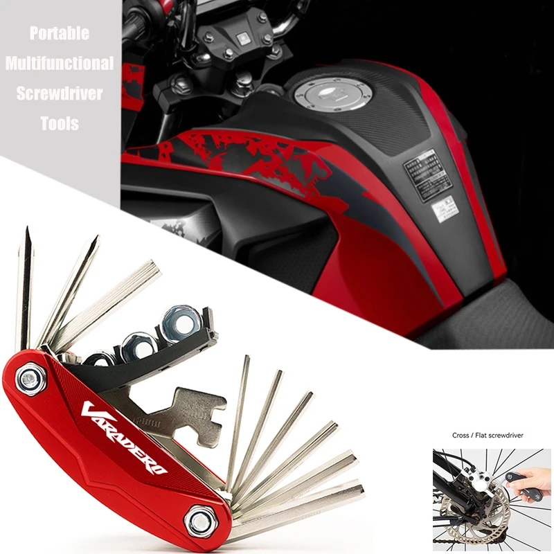 

For Honda XL1000 Varadero 1000 125 XL1000V XL125 XL125V Motorcycle Accessories Multifunction Combination Tool Repair Screwdriver